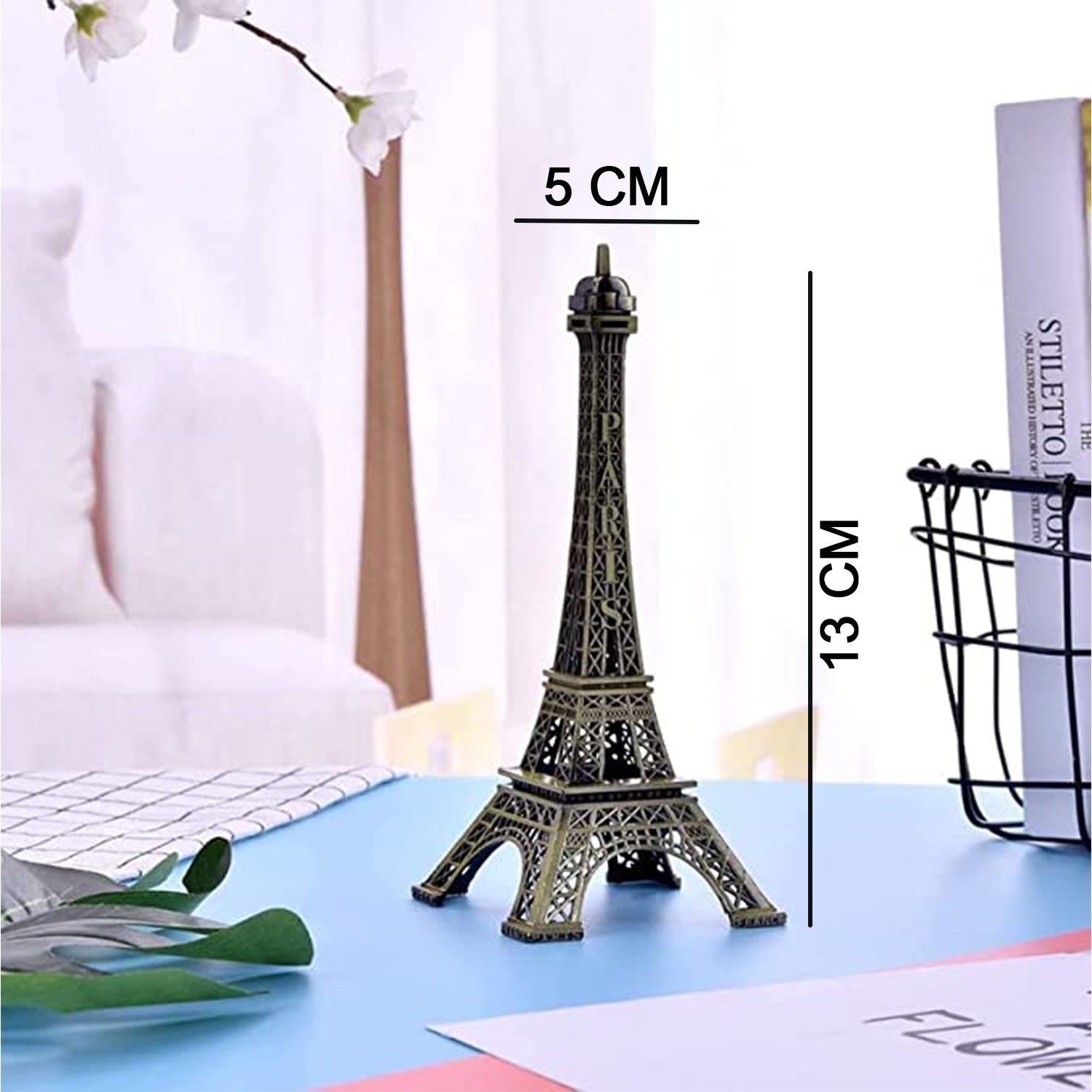 4733 Antique Finish 3D Metal Paris Eiffel Tower Metal Craft Famous Landmark Building Metal Statue, Cabinet, Office, Gifts Decorative Showpiece. DeoDap 4733 Antique Finish 3D Metal Paris Eiffel Tower Metal Craft Famous Landmark Building Metal Statue, Cabinet, Office, Gifts Decorative Showpiece. DeoDap